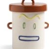 &Klevering | &K Amsterdam Jar Cheeky | Stenen Pot Met Gezicht