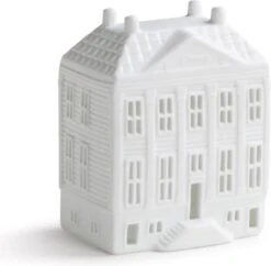 Waxinelichthouder Mansion - 13 Cm - Grachtenpand - Housewarming Cadeau