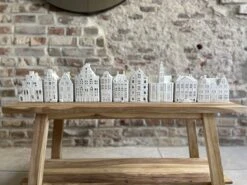 Waxinelichthouder - Set Van 4 - Grachtenpand - Theelichthouder - Nieuwe Woning - House Warming Cadeau - Hollandse Cadeautjes - Kersthuisjes -klevering Winkel 1200x899 9