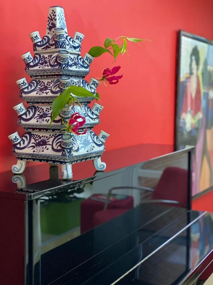 Tulpenvaas Rijksmuseum - 58 Cm - &Klevering - Delfts Blauw 3 Tulpenvaas Rijksmuseum - 58 Cm - &Klevering - Delfts Blauw - Afbeelding 3