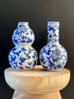 Vaasjes Set - 20 Cm - &klevering - Vazen - Delfts Blauw - Cadeau Vrouw Verjaardag -klevering Winkel 901x1200