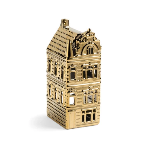 & Klevering Klevering Theelichthouder Grachtenhuis Toren Goud -klevering Winkel image 22