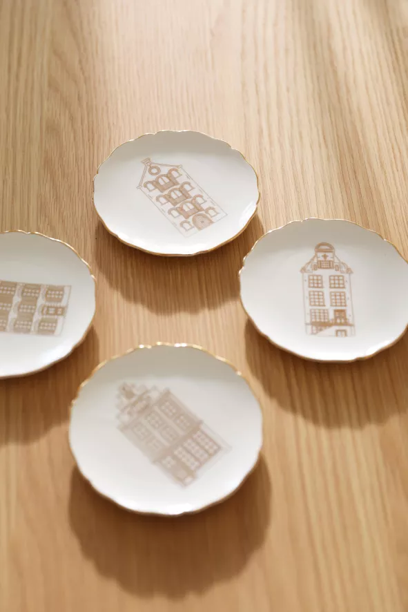 & Klevering &klevering Canal House Gebaksbordje Ø13 Set Van 4 3 & Klevering &klevering Canal House Gebaksbordje Ø13 Set Van 4 - Afbeelding 3