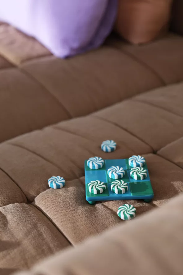 & Klevering &klevering Candy Tic-Tac-Toe Spel Rood 6 & Klevering &klevering Candy Tic-Tac-Toe Spel Rood - Afbeelding 6