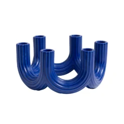 & Klevering &klevering Churros Kandelaar Large Blauw