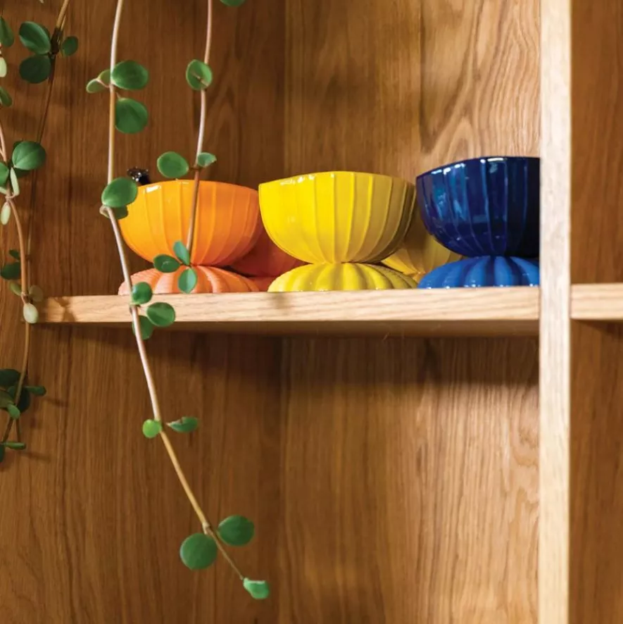 & Klevering &klevering Clam Kom Ø11 Set Van 2 Oranje 3 & Klevering &klevering Clam Kom Ø11 Set Van 2 Oranje - Afbeelding 3