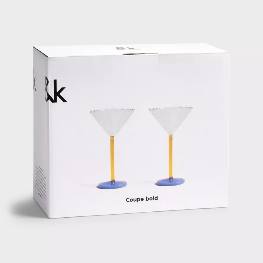 & Klevering &klevering Perle Coupe Champagneglazen Set Van 2 9 & Klevering &klevering Perle Coupe Champagneglazen Set Van 2 - Afbeelding 9