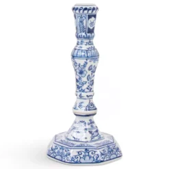 & Klevering &klevering Delftware Kandelaar