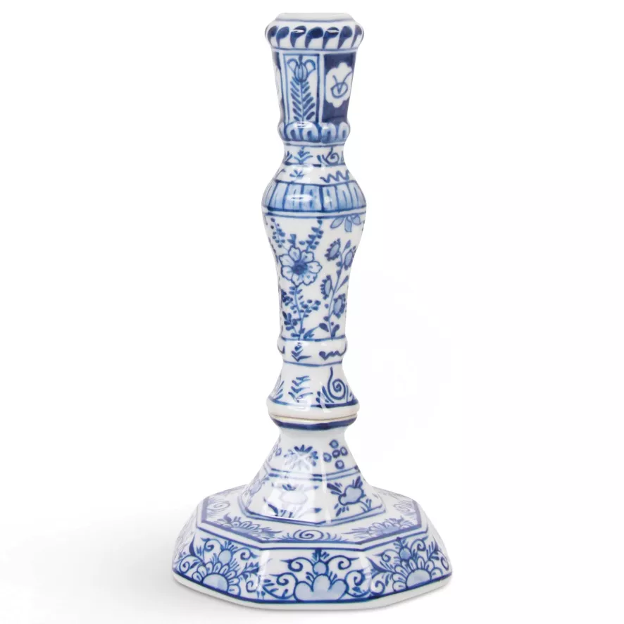 & Klevering &klevering Delftware Kandelaar 1 & Klevering &klevering Delftware Kandelaar