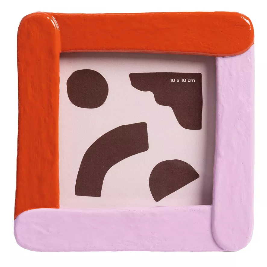 & Klevering &klevering Duo Fotolijst 14x14 Rood Roze 2 & Klevering &klevering Duo Fotolijst 14x14 Rood Roze - Afbeelding 2