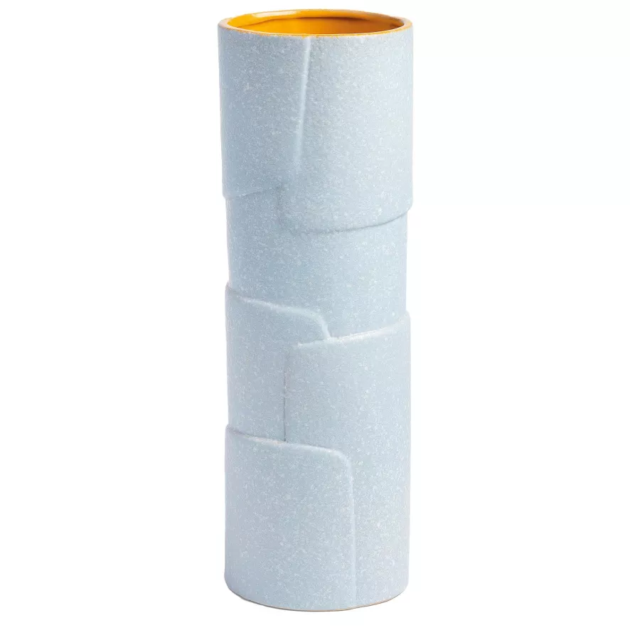 & Klevering &klevering Flake Vaas Large Blauw 1 & Klevering &klevering Flake Vaas Large Blauw