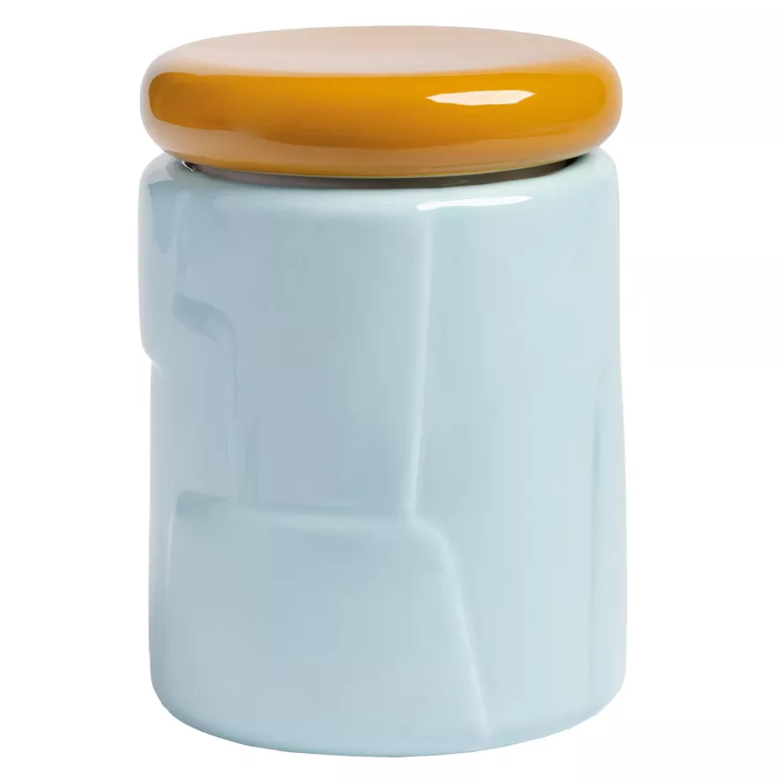 & Klevering &klevering Flake Voorraadpot Ø12 X 16,5 Blauw 2 & Klevering &klevering Flake Voorraadpot Ø12 X 16,5 Blauw - Afbeelding 2