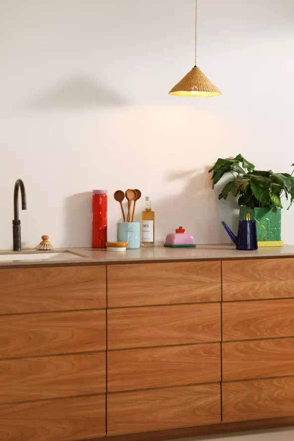 & Klevering &klevering Flake Voorraadpot Ø12 X 16,5 Blauw 3 & Klevering &klevering Flake Voorraadpot Ø12 X 16,5 Blauw - Afbeelding 3