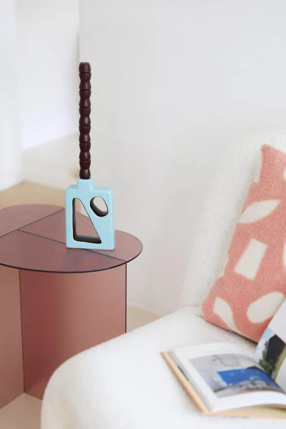 & Klevering &klevering Flush Kandelaar Blauw 4 & Klevering &klevering Flush Kandelaar Blauw - Afbeelding 4