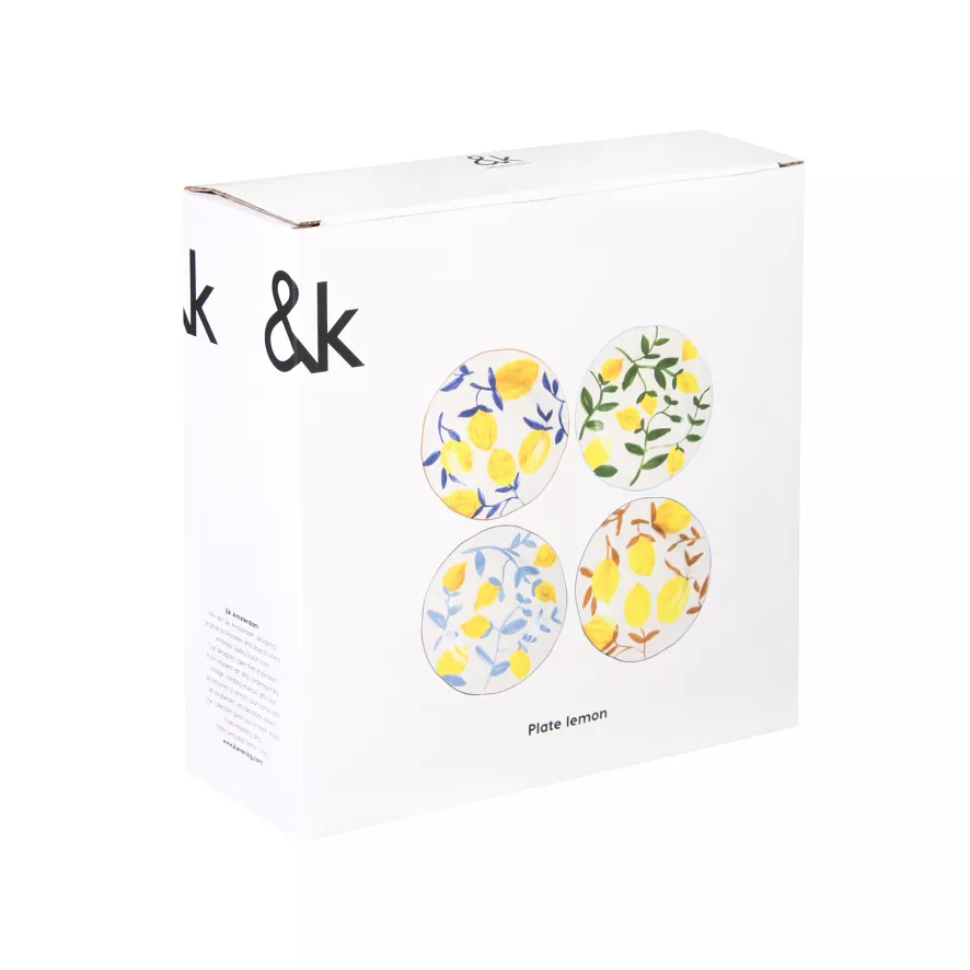 & Klevering &klevering Lemon Twig Dinerbord Ø22 Set Van 4 8 & Klevering &klevering Lemon Twig Dinerbord Ø22 Set Van 4 - Afbeelding 8