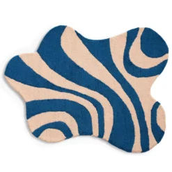 & Klevering &klevering Liquid Vloerkleed 85x110 Blauw