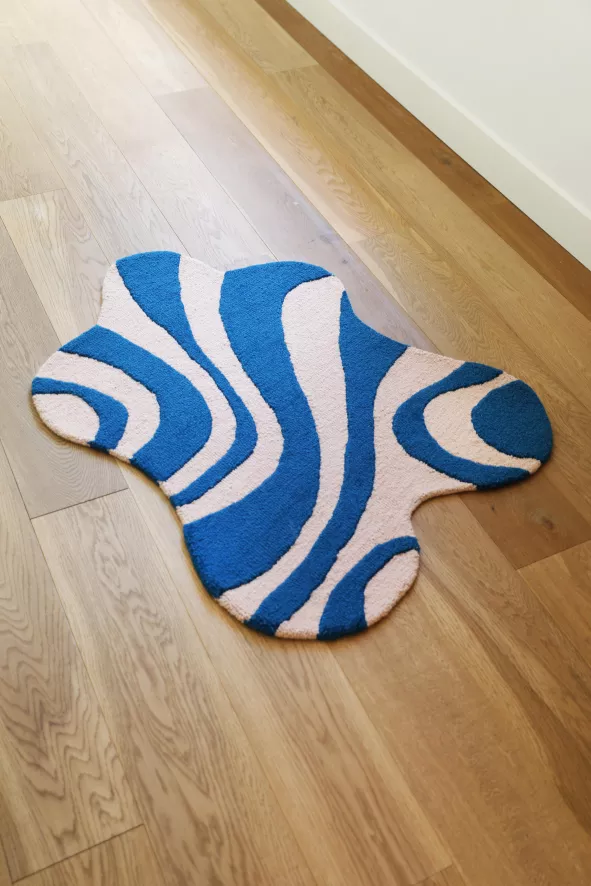 & Klevering &klevering Liquid Vloerkleed 85x115 Groen 4 & Klevering &klevering Liquid Vloerkleed 85x115 Groen - Afbeelding 4