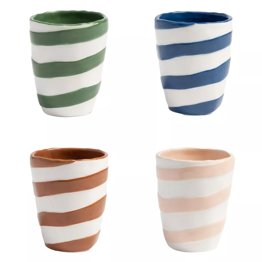 & Klevering &klevering Oblique Mok 0,25L Set Van 4 10 & Klevering &klevering Oblique Mok 0,25L Set Van 4 - Afbeelding 10