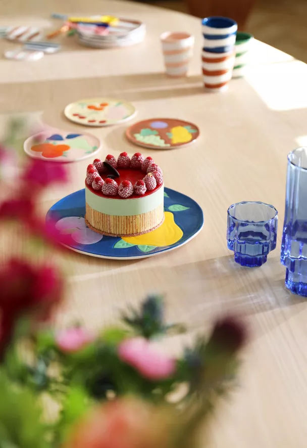 & Klevering &klevering Oblique Ontbijtbord Ø18 Set Van 4 6 & Klevering &klevering Oblique Ontbijtbord Ø18 Set Van 4 - Afbeelding 6