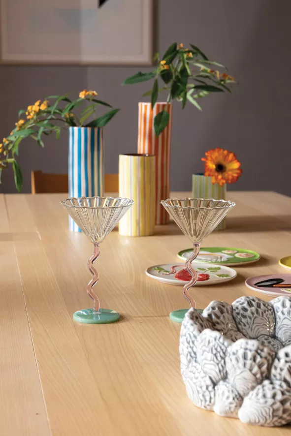 & Klevering &klevering Perle Coupe Champagneglazen Set Van 2 6 & Klevering &klevering Perle Coupe Champagneglazen Set Van 2 - Afbeelding 6