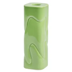 & Klevering &klevering Puffy Kandelaar Medium Groen