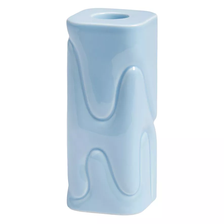 & Klevering &klevering Puffy Kandelaar Small Lichtblauw 3 & Klevering &klevering Puffy Kandelaar Small Lichtblauw - Afbeelding 3