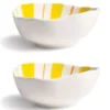 & Klevering &klevering Ray Kom 13x16,5 Set Van 2 Geel
