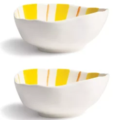 & Klevering &klevering Ray Kom 13x16,5 Set Van 2 Geel