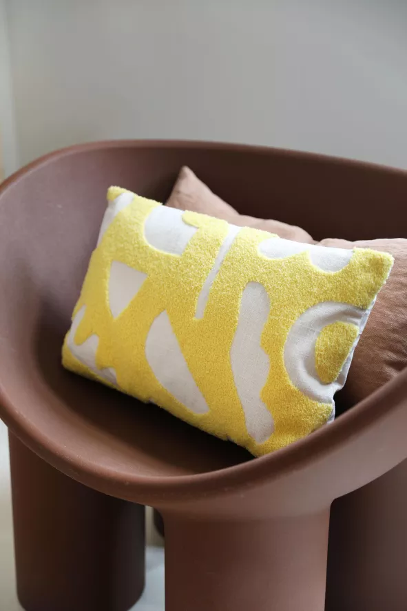 & Klevering &klevering Sketch Kussen 30x50 Blauw 2 & Klevering &klevering Sketch Kussen 30x50 Blauw - Afbeelding 2