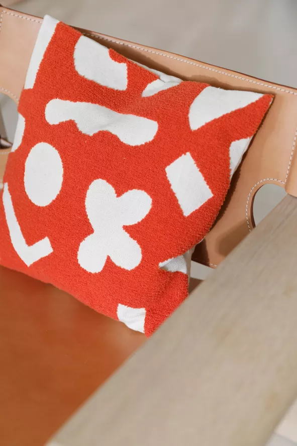 & Klevering &klevering Sketch Kussen 40x40 Roze 3 & Klevering &klevering Sketch Kussen 40x40 Roze - Afbeelding 3