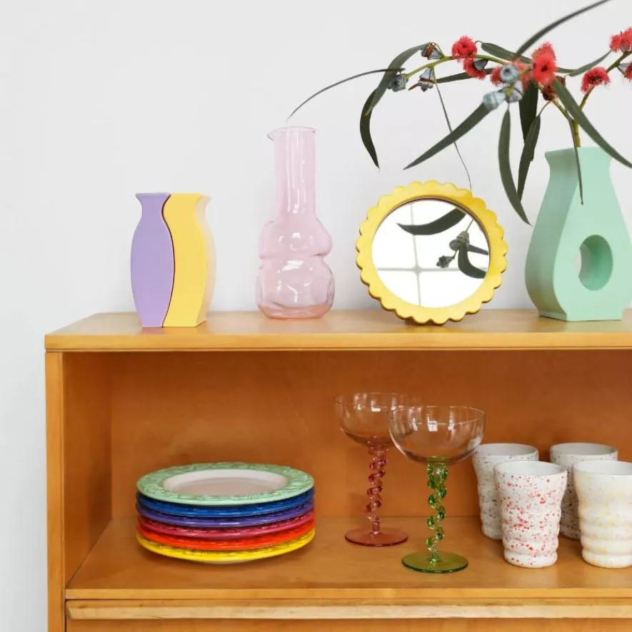 & Klevering &klevering Spiral Coupe Champagneglazen Set Van 2 Roze 2 & Klevering &klevering Spiral Coupe Champagneglazen Set Van 2 Roze - Afbeelding 2