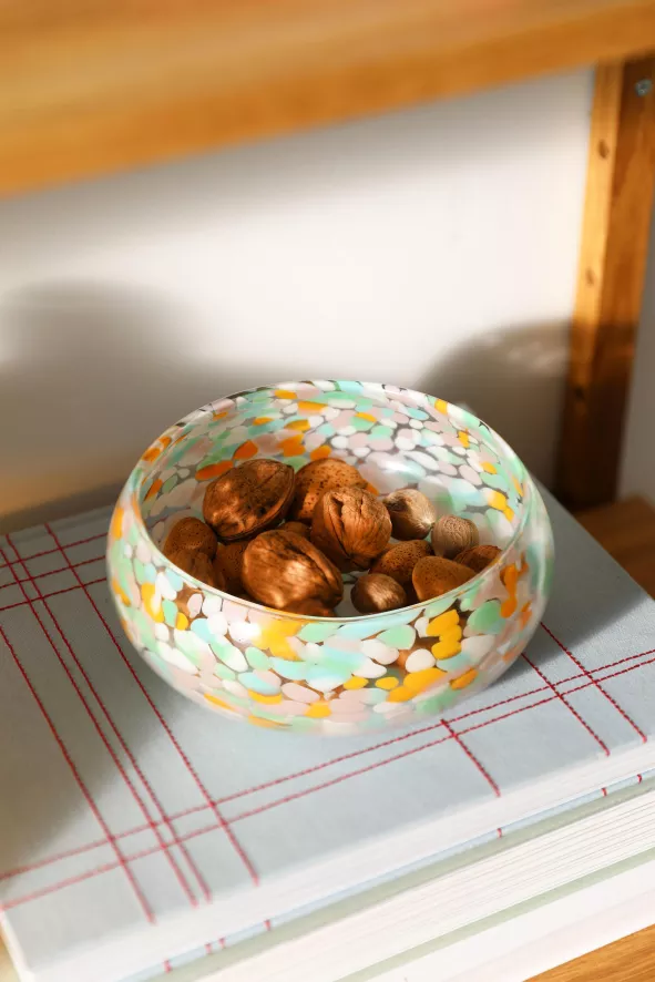 & Klevering &klevering Stipple Kom Ø16,5 Set Van 2 Oranje 2 & Klevering &klevering Stipple Kom Ø16,5 Set Van 2 Oranje - Afbeelding 2