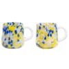& Klevering &klevering Stipple Mok 0,25L Set Van 2 Blauw