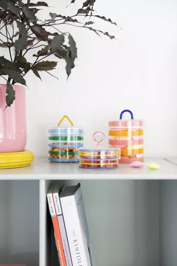 & Klevering &klevering Stripy Voorraadpot Large 3 & Klevering &klevering Stripy Voorraadpot Large - Afbeelding 3