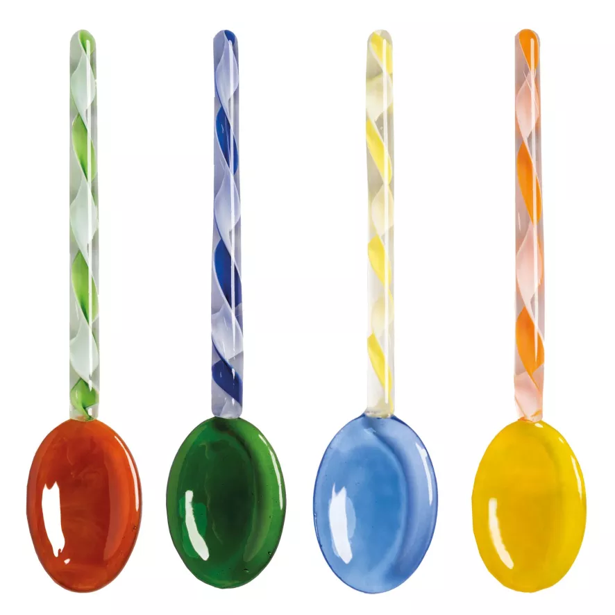 & Klevering &klevering Swirl Lepels Set Van 4 5 & Klevering &klevering Swirl Lepels Set Van 4 - Afbeelding 5