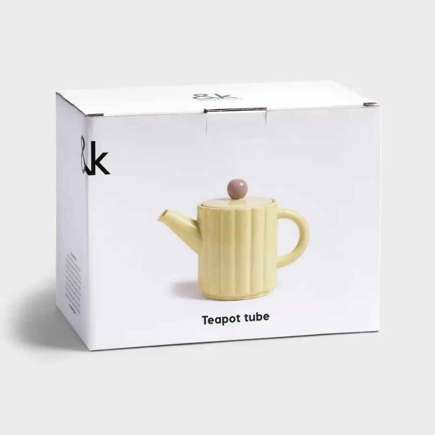 & Klevering &klevering Tube Theepot 0,9L Groen 5 & Klevering &klevering Tube Theepot 0,9L Groen - Afbeelding 5