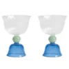 & Klevering &klevering Tulip Wijnglazen Set Van 2 Blauw