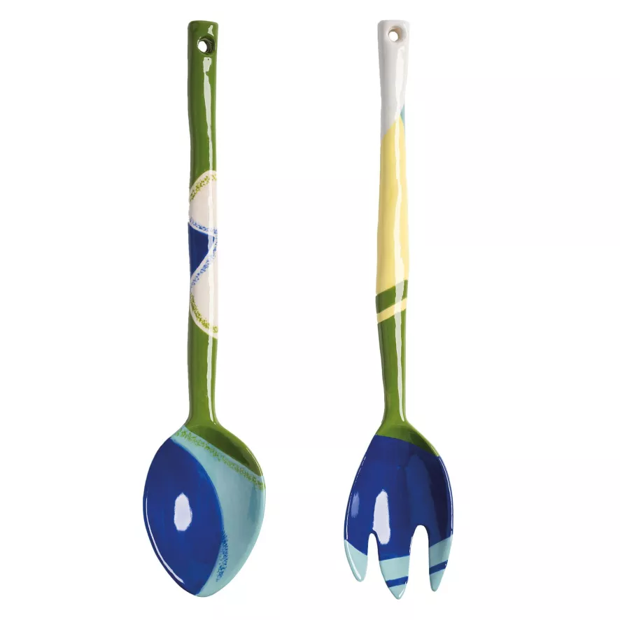 & Klevering &klevering Wasco Serveerbestek Blauw 1 & Klevering &klevering Wasco Serveerbestek Blauw