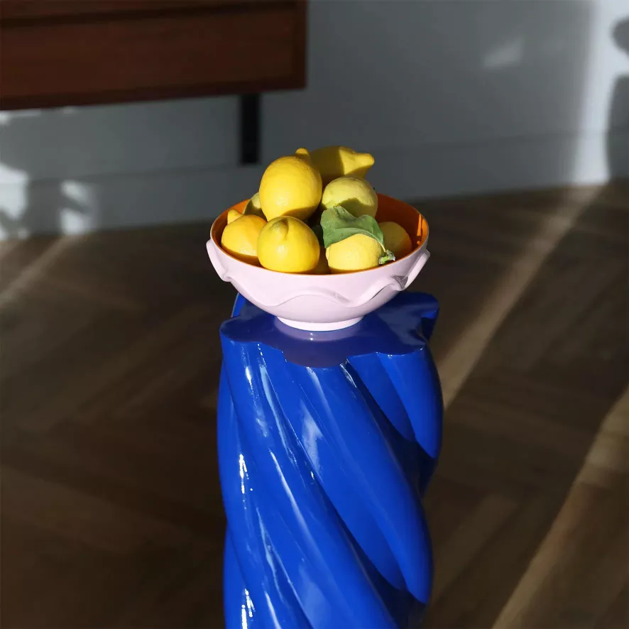 & Klevering &klevering Wavy Schaal Ø23.5 Roze 3 & Klevering &klevering Wavy Schaal Ø23.5 Roze - Afbeelding 3