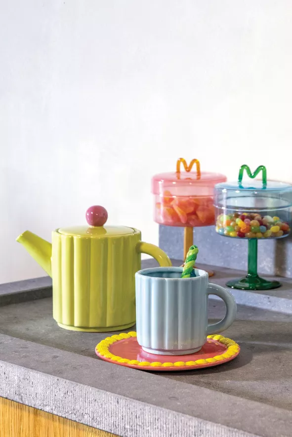 & Klevering &klevering Flow Opberger Roze 3 & Klevering &klevering Flow Opberger Roze - Afbeelding 3