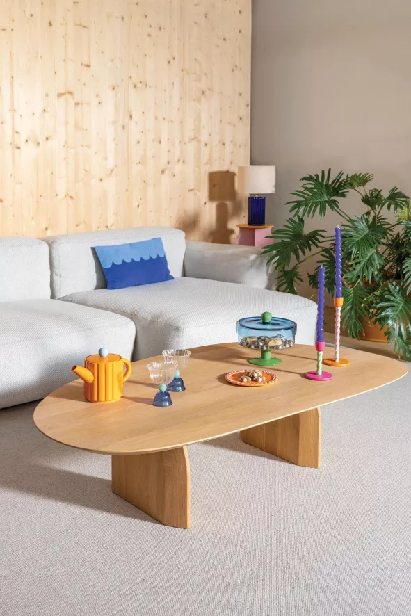 & Klevering &klevering Tulip Wijnglazen Set Van 2 Blauw 5 & Klevering &klevering Tulip Wijnglazen Set Van 2 Blauw - Afbeelding 5