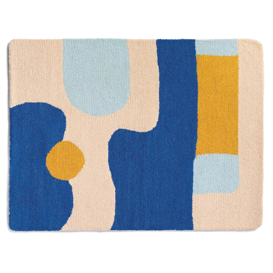 & Klevering &klevering Wispy Vloerkleed 85x115 Blauw 5 & Klevering &klevering Wispy Vloerkleed 85x115 Blauw - Afbeelding 5