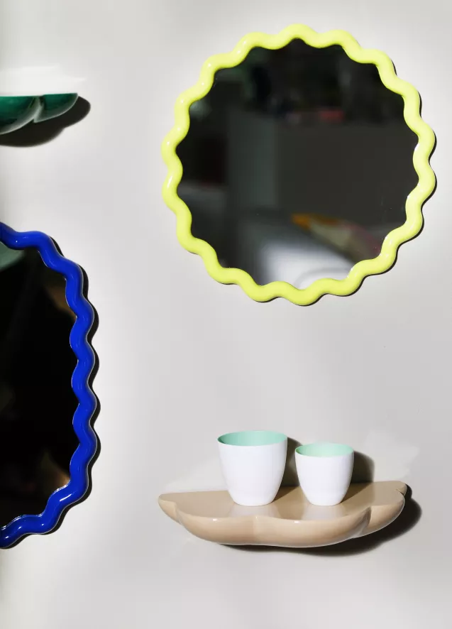 & Klevering &klevering Zigzag Spiegel Ø35 3 & Klevering &klevering Zigzag Spiegel Ø35 - Afbeelding 3